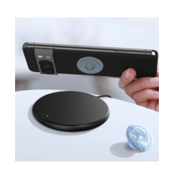 Popsockets PopGrip Design Plant Ocean pour Smartphone, Bague et Support Universel Bleu