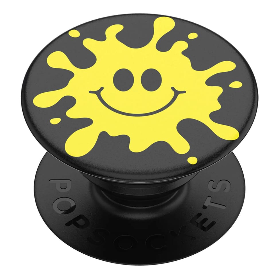 Popsockets PopGrip Design Splat pour Smartphone, Bague et Support Universel Noir — image 1