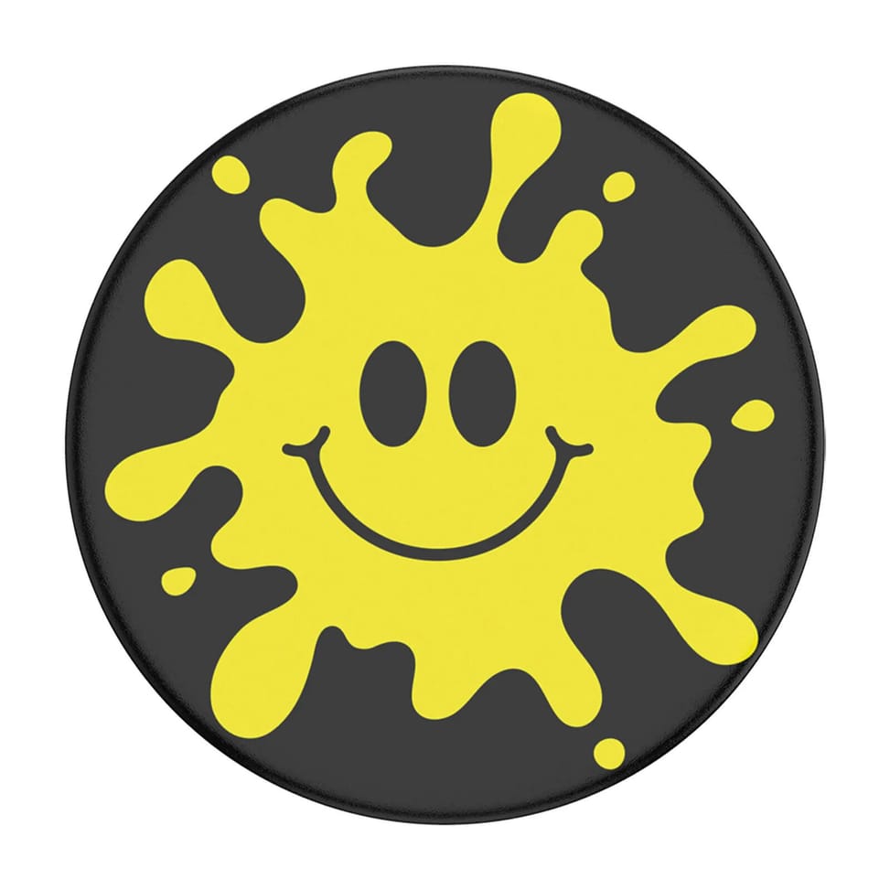 Popsockets PopGrip Design Splat pour Smartphone, Bague et Support Universel Noir — image 2
