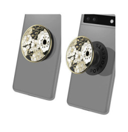 Popsockets PopGrip Enamel Wild Flowers Poignée Maintien Support Fixation adhésive Noir