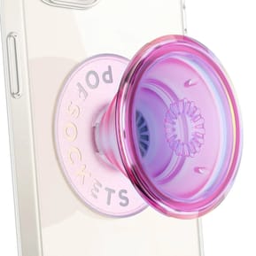 Popsockets PopGrip Irisé Poignée Maintien Support Fixation adhésive Rose
