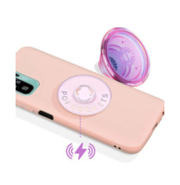 Popsockets PopGrip Irisé Poignée Maintien Support Fixation adhésive Rose