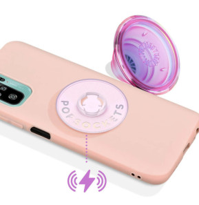 Popsockets PopGrip Irisé Poignée Maintien Support Fixation adhésive Rose