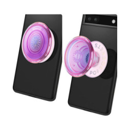 Popsockets PopGrip Irisé Poignée Maintien Support Fixation adhésive Rose