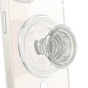 Popsockets PopGrip MagSafe Clear Glitter Maintien et Support Polyvalent Transparent