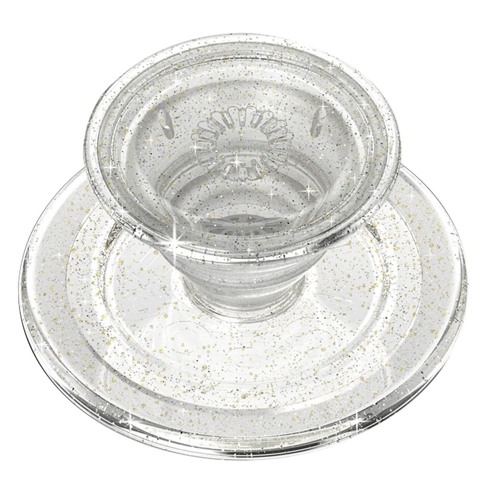 Popsockets PopGrip MagSafe Clear Glitter Maintien et Support Polyvalent Transparent — image 2