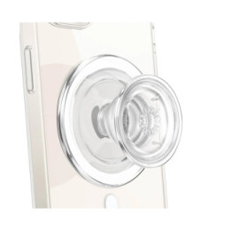 Popsockets PopGrip MagSafe Clear Poignée Maintien et Support Polyvalent Transparent