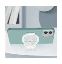 Popsockets PopGrip MagSafe Clear Poignée Maintien et Support Polyvalent Transparent
