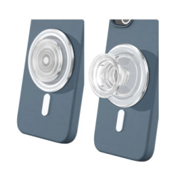 Popsockets PopGrip MagSafe Clear Poignée Maintien et Support Polyvalent Transparent