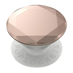 Popsockets PopGrip Metallic Diamond Poignée Maintien Support Fixation adhésive Rose Champagne — image 2