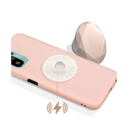 Popsockets PopGrip Metallic Diamond Poignée Maintien Support Fixation adhésive Rose Champagne