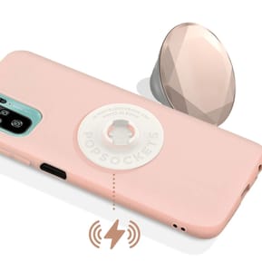 Popsockets PopGrip Metallic Diamond Poignée Maintien Support Fixation adhésive Rose Champagne — image 4