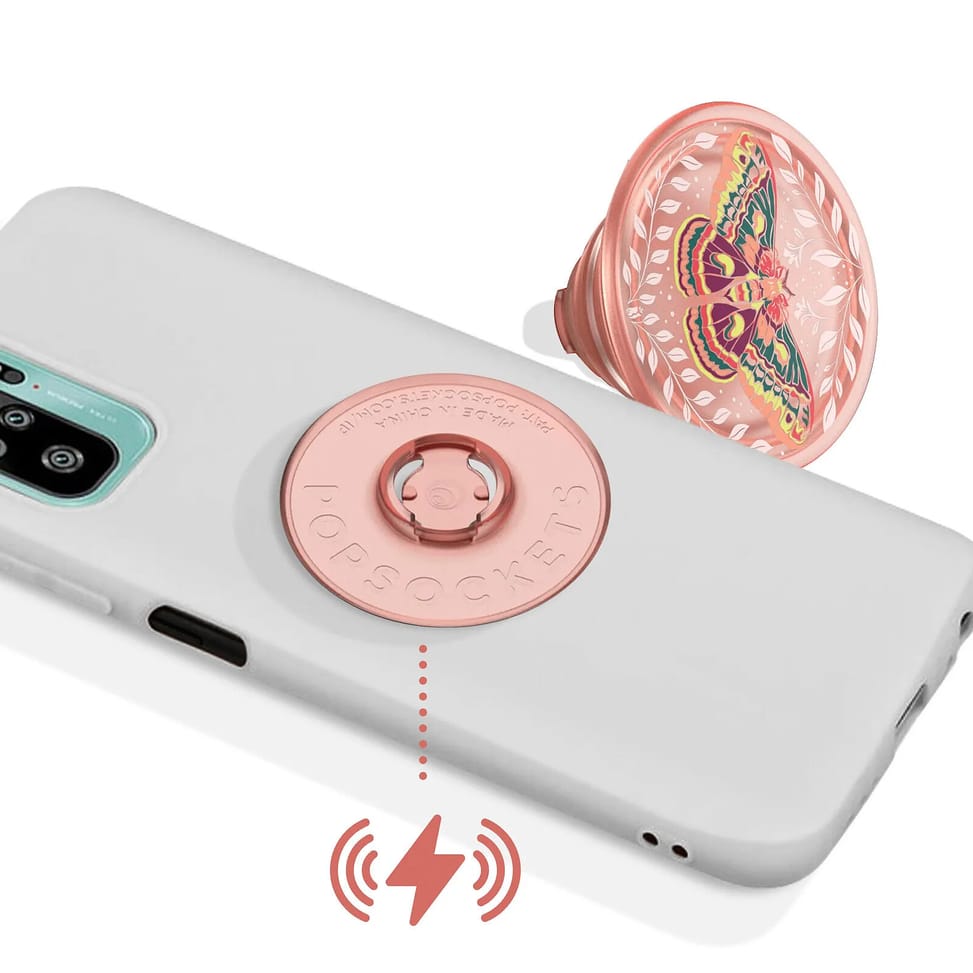 Popsockets PopGrip Metamorphosis Poignée Maintien Support Fixation adhésive Rose Champagne — image 4