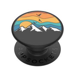 Popsockets PopGrip Mountain High pour Smartphone, Bague et Support Universel Noir