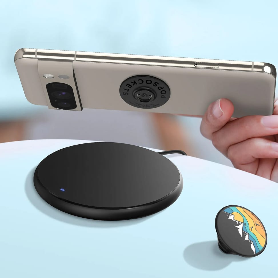 Popsockets PopGrip Mountain High pour Smartphone, Bague et Support Universel Noir — image 5