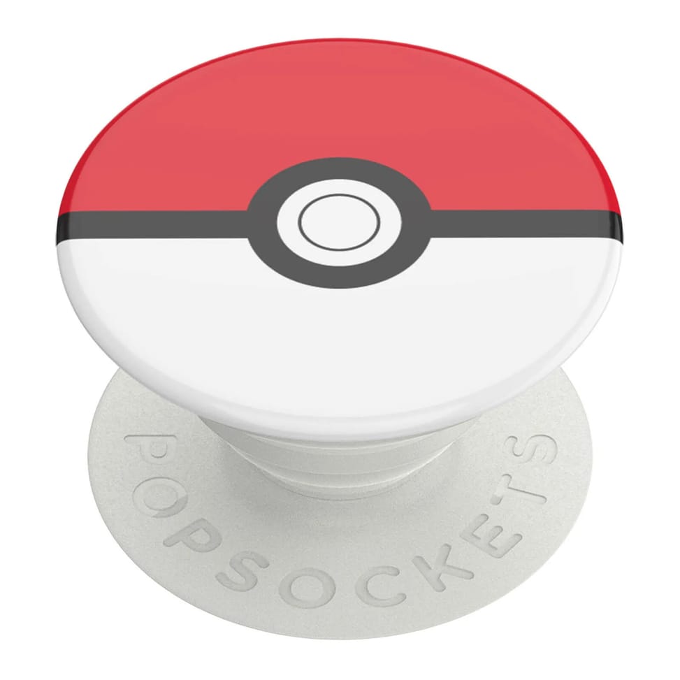 Popsockets PopGrip Poké Ball Poignée Maintien Support Fixation adhésive Blanc — image 2