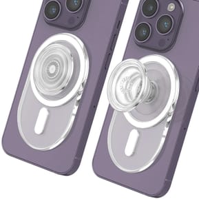 Popsockets PopGrip pour iPhone Fixation Magnétique, Bague et Support Universel Argent — image 4