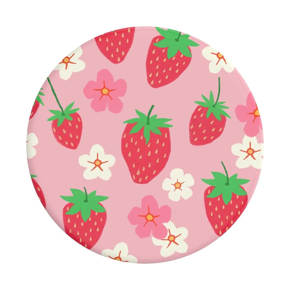 PopSockets PopGrip pour Smartphone Universel Berry Bloom Rose — image 2
