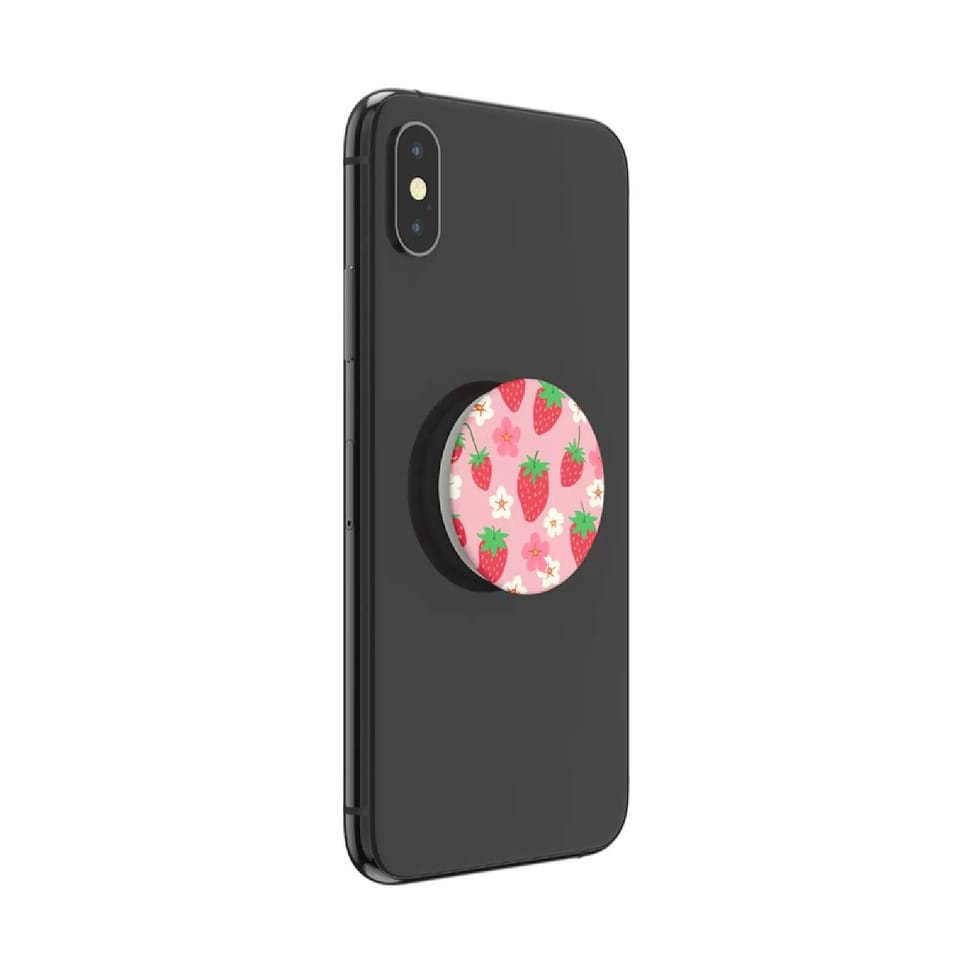 PopSockets PopGrip pour Smartphone Universel Berry Bloom Rose — image 3
