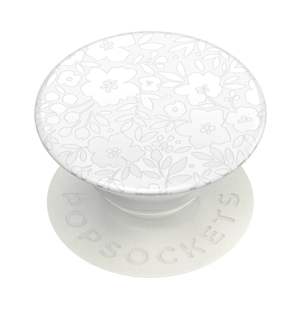 PopSockets PopGrip pour Smartphone Universel Blanc