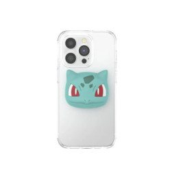 PopSockets PopGrip pour Smartphone Universel Modèle Bulbasaur Vert