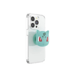 PopSockets PopGrip pour Smartphone Universel Modèle Bulbasaur Vert