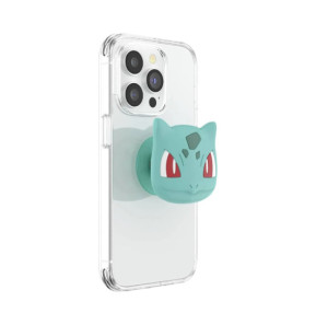 PopSockets PopGrip pour Smartphone Universel Modèle Bulbasaur Vert