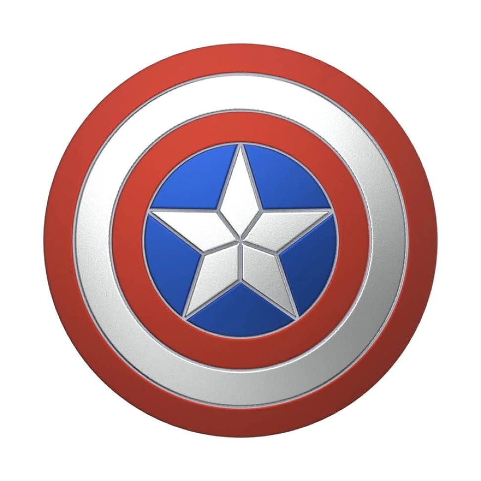 PopSockets PopGrip pour Smartphone Universel Modèle Captain America Multicolore — image 2
