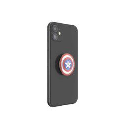 PopSockets PopGrip pour Smartphone Universel Modèle Captain America Multicolore