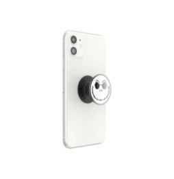 PopSockets PopGrip pour Smartphone Universel Modèle Enamel Jack Blanc / Noir