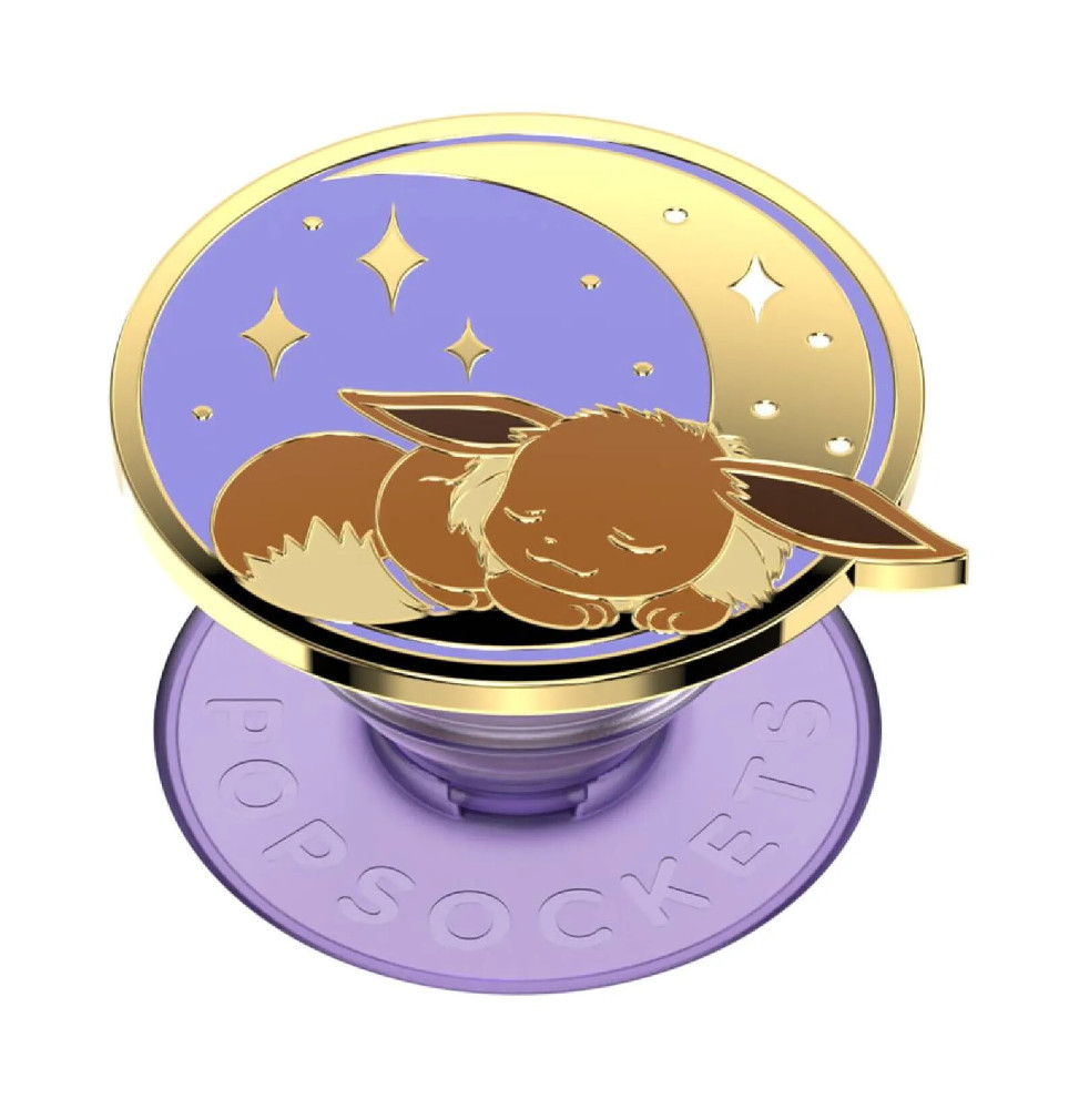 PopSockets PopGrip pour Smartphone Universel Modèle Sleeping EEVEE Multicolore