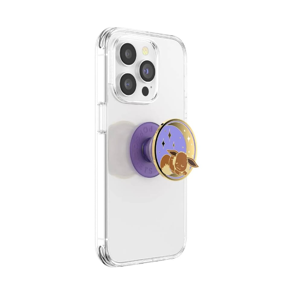 PopSockets PopGrip pour Smartphone Universel Modèle Sleeping EEVEE Multicolore — image 4