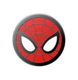PopSockets PopGrip pour Smartphone Universel Modèle Spiderman Rouge