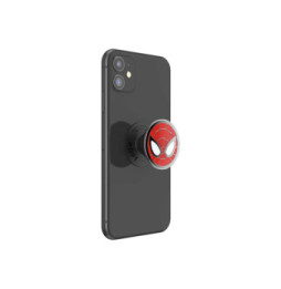 PopSockets PopGrip pour Smartphone Universel Modèle Spiderman Rouge