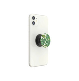 PopSockets PopGrip pour Smartphone Universel Monstera Deliciosa Vert