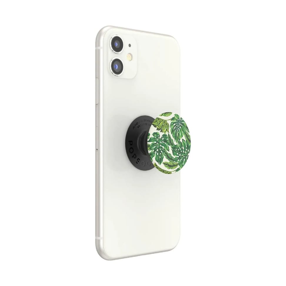 PopSockets PopGrip pour Smartphone Universel Monstera Deliciosa Vert — image 4