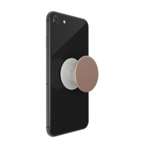 PopSockets PopGrip pour Smartphone Universel Premium Aluminium Rose