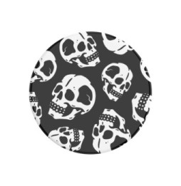 PopSockets PopGrip pour Smartphone Universel Skelly Blanc / Noir