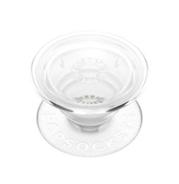Popsockets PopGrip pour Smartphone, Bague et Support Universel Transparent