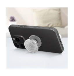 Popsockets PopGrip pour Smartphone, Bague et Support Universel Transparent