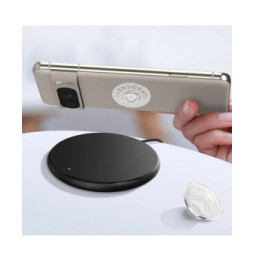 Popsockets PopGrip pour Smartphone, Bague et Support Universel Transparent