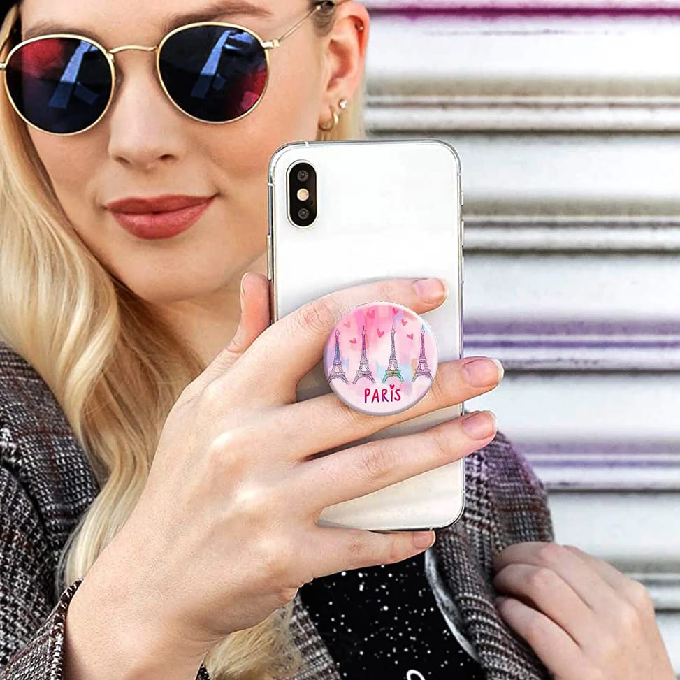 Popsockets PopGrip pour Téléphone Maintien Support Vidéo Design Love Paris — image 3
