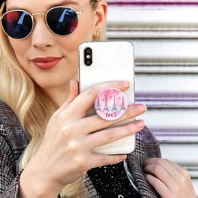 Popsockets PopGrip pour Téléphone Maintien Support Vidéo Design Love Paris — image 3