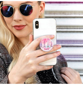 Popsockets PopGrip pour Téléphone Maintien Support Vidéo Design Love Paris