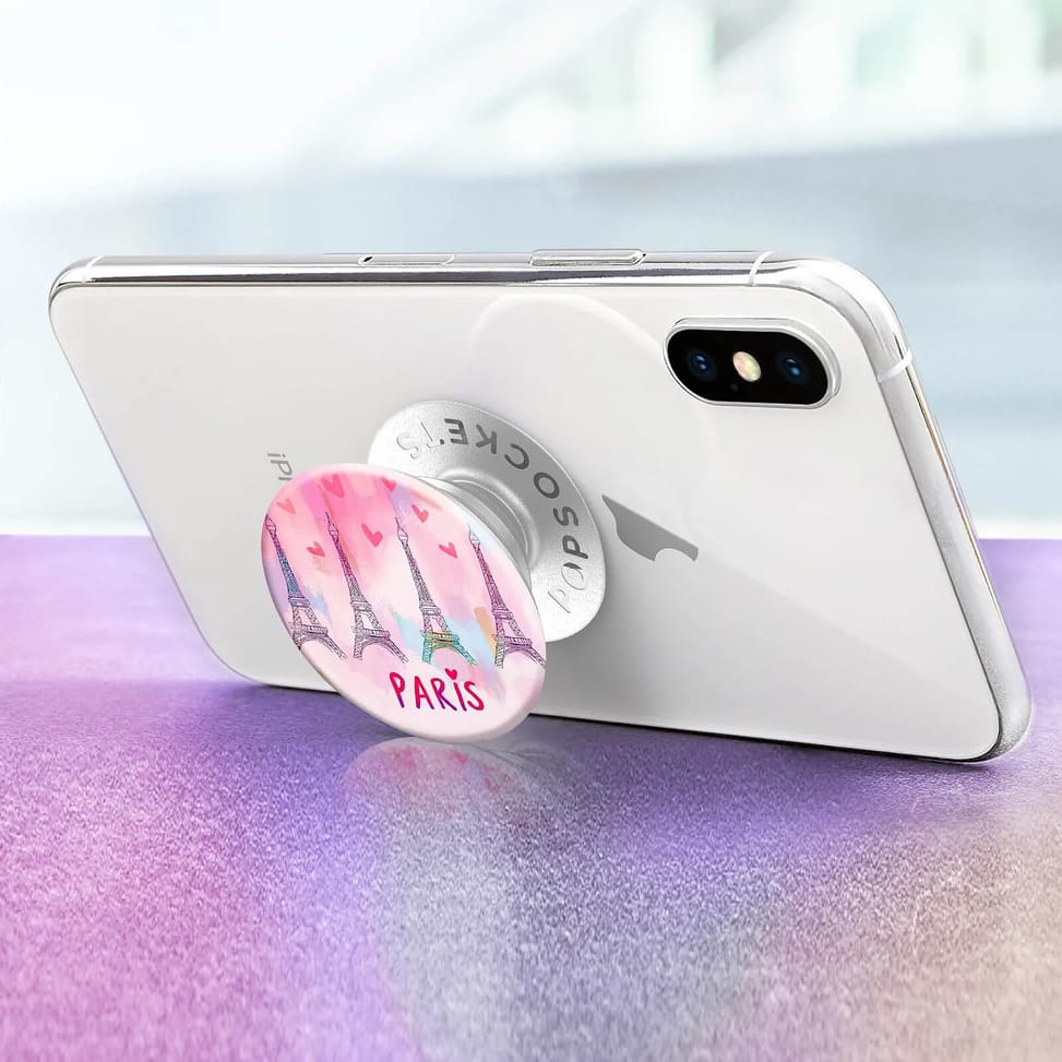 Popsockets PopGrip pour Téléphone Maintien Support Vidéo Design Love Paris — image 4