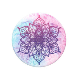Popsockets PopGrip Rainbow Nirvana pour Smartphone, Bague et Support Universel Blanc