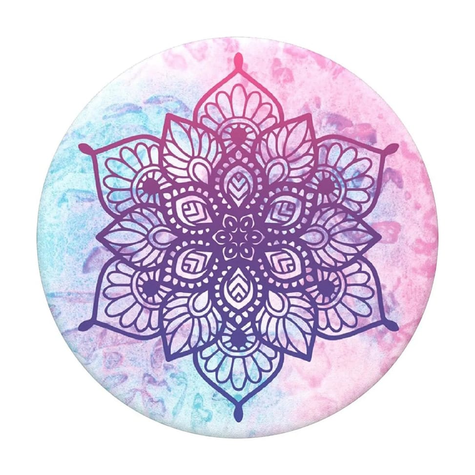 Popsockets PopGrip Rainbow Nirvana pour Smartphone, Bague et Support Universel Blanc — image 2