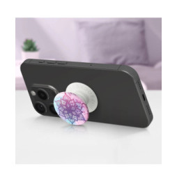 Popsockets PopGrip Rainbow Nirvana pour Smartphone, Bague et Support Universel Blanc