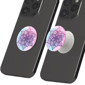 Popsockets PopGrip Rainbow Nirvana pour Smartphone, Bague et Support Universel Blanc — image 4