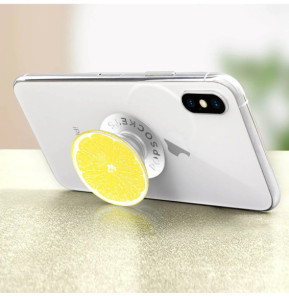 Popsockets PopGrip Smartphone design citron Maintient Support Vidéo